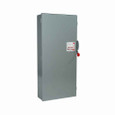 Eaton DH366FRK Enhanced visible blade single-throw safety switch, 600 A, NEMA 3R, Painted galvanized steel, Class H, Three-pole, Three-wire, 600 V, Max Hp: 200, 400, 500 hp (3PH @240,480,600 V), (1)#2-(1)600 kcmil; and (1)#1/0-(1)750 kcmil Al