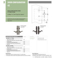 Emtek Emtek 1213 Multi Point Lock Trim (Door Config #2) - Sandcast Bronze Plates, Arched Style (1.5" x 11"), Non-Keyed American Style Thumbturn Inside EMTEK-1213