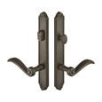 Emtek Emtek 1231 Multi Point Lock Trim (Door Config #2) - Lost Wax Cast Bronze Plates, Tuscany Style (1.5" x 11-1/8"), Keyed with American Cylinder Hub ABOVE Handle EMTEK-1231