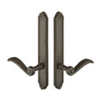 Emtek Emtek 1232 Multi Point Lock Trim (Door Config #2) - Lost Wax Cast Bronze Plates, Tuscany Style (1.5" x 11-1/8"), Non-Keyed Passage EMTEK-1232