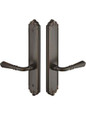 Emtek Emtek 1242 Multi Point Lock Trim (Door Config #2) - Lost Wax Cast Bronze Plates, Tuscany Style (2" x 10.5"), Non-Keyed Passage EMTEK-1242
