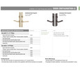 Emtek Emtek 1251 Multi Point Lock Trim (Door Config #2) - Sandcast Bronze Plates, Rectangular Style (1.5" x 11"), Keyed with American Cylinder Hub ABOVE Handle EMTEK-1251