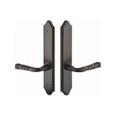 Emtek Emtek 1282 Multi Point Lock Trim (Door Config #2) - Brass Plates, Concord Style (2" x 10.5"), Non-Keyed Passage EMTEK-1282