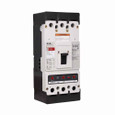 Eaton DK3400A02 Series C complete molded case circuit breaker, K-frame, DK, Fixed thermal, fixed magnetic trip, Three-pole, 400A, 240 Vac, 250 Vdc, 65 kAIC at 240 Vac, 10 kAIC at 250 Vdc, Line and load, 1A-1B rear w/ left pigtail, 50/60 Hz