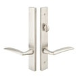 Emtek 12A3 Multi Point Lock Trim (Door Config #2) - Stainless Steel Plates, Modern Style (1.5" x 11"), Non-Keyed American Style Thumbturn Inside