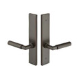 Emtek Emtek 12B2 Multi Point Lock Trim (Door Config #2) - Brass Plates, Modern Style (2" x 10"), Non-Keyed Passage EMTEK-12B2
