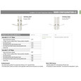 Emtek Emtek 12B2 Multi Point Lock Trim (Door Config #2) - Stainless Steel Plates, Modern Style (2" x 10"), Non-Keyed Passage EMTEK-12B2-SS