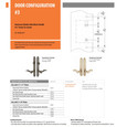 Emtek Emtek 1312 Multi Point Lock Trim (Door Config #3) - Sandcast Bronze Plates, Arched Style (1.5" x 11"), Non-Keyed Passage EMTEK-1312