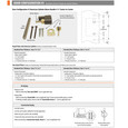 Emtek Emtek 1312 Multi Point Lock Trim (Door Config #3) - Sandcast Bronze Plates, Arched Style (1.5" x 11"), Non-Keyed Passage EMTEK-1312