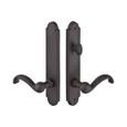 Emtek Emtek 1323 Multi Point Lock Trim (Door Config #3) - Sandcast Bronze Plates, Arched Style (2" x 10"), Non-Keyed American Style Thumbturn Inside EMTEK-1323