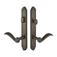 Emtek Emtek 1331 Multi Point Lock Trim (Door Config #3) - Lost Wax Cast Bronze Plates, Tuscany Style (1.5" x 11-1/8"), Keyed with American Cylinder Hub ABOVE Handle EMTEK-1331