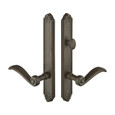 Emtek 1333 Multi Point Lock Trim (Door Config #3) - Lost Wax Cast Bronze Plates, Tuscany Style (1.5" x 11-1/8"), Non-Keyed American Style Thumbturn Inside