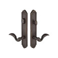 Emtek Emtek 1341 Multi Point Lock Trim (Door Config #3) - Lost Wax Cast Bronze Plates, Tuscany Style (2" x 10.5"), Keyed with American Cylinder Hub ABOVE Handle EMTEK-1341