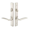 Emtek Emtek 13A1 Multi Point Lock Trim (Door Config #3) - Stainless Steel Plates, Modern Style (1.5" x 11"), Keyed with American Cylinder Hub ABOVE Handle EMTEK-13A1-SS