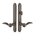 Emtek Emtek 1413 Multi Point Lock Trim (Door Config #4) - Sandcast Bronze Plates, Arched Style (1.5" x 11"), Non-Keyed American Style Thumbturn Inside EMTEK-1413