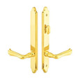 Emtek Emtek 1473 Multi Point Lock Trim (Door Config #4) - Brass Plates, Concord Style (1.5" x 11"), Non-Keyed American Style Thumbturn Inside EMTEK-1473