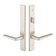 Emtek Emtek 14A3 Multi Point Lock Trim (Door Config #4) - Brass Plates, Modern Style (1.5" x 11"), Non-Keyed American Style Thumbturn Inside EMTEK-14A3