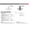 Emtek Emtek 14B5 Multi Point Lock Trim (Door Config #4) - Brass Plates, Modern Style (2" x 10"), Dummy Pair EMTEK-14B5