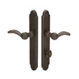 Emtek Emtek 1513 Multi Point Lock Trim (Door Config #5) - Sandcast Bronze Plates, Arched Style (1.5" x 11"), Non-Keyed American Style Thumbturn Inside EMTEK-1513