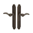 Emtek Emtek 1515 Multi Point Lock Trim (Door Config #5) - Sandcast Bronze Plates, Arched Style (1.5" x 11"), Dummy Pair EMTEK-1515