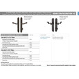 Emtek Emtek 1543 Multi Point Lock Trim (Door Config #5) - Lost Wax Cast Bronze Plates, Tuscany Style (2" x 10.5"), Non-Keyed American Style Thumbturn Inside EMTEK-1543