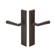 Emtek Emtek 1562 Multi Point Lock Trim (Door Config #5) - Sandcast Bronze Plates, Rectangular Style (2" x 10"), Non-Keyed Passage EMTEK-1562