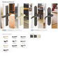 Emtek Emtek 1562 Multi Point Lock Trim (Door Config #5) - Sandcast Bronze Plates, Rectangular Style (2" x 10"), Non-Keyed Passage EMTEK-1562