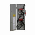 Eaton DT363FRK Heavy duty double-throw safety switch, 100 A, NEMA 3R, Painted galvanized steel, Class H fuses, Fusible without neutral, Three-pole, Three-wire, K-series, 600 V