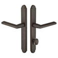 Emtek Emtek 1573 Multi Point Lock Trim (Door Config #5) - Brass Plates, Concord Style (1.5" x 11"), Non-Keyed American Style Thumbturn Inside EMTEK-1573