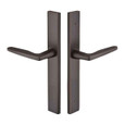 Emtek Emtek 15A2 Multi Point Lock Trim (Door Config #5) - Brass Plates, Modern Style (1.5" x 11"), Non-Keyed Passage EMTEK-15A2