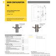 Emtek Emtek 1625 Multi Point Lock Trim (Door Config #6) - Sandcast Bronze Plates, Arched Style (2" x 10"), Dummy Pair EMTEK-1625