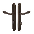 Emtek Emtek 1631 Multi Point Lock Trim (Door Config #6) - Lost Wax Cast Bronze Plates, Tuscany Style (1.5" x 11-1/8"), Keyed with American Cylinder Hub BELOW Handle EMTEK-1631
