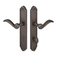 Emtek Emtek 1643 Multi Point Lock Trim (Door Config #6) - Lost Wax Cast Bronze Plates, Tuscany Style (2" x 10.5"), Non-Keyed American Style Thumbturn Inside EMTEK-1643
