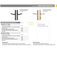 Emtek Emtek 1651 Multi Point Lock Trim (Door Config #6) - Sandcast Bronze Plates, Rectangular Style (1.5" x 11"), Keyed with American Cylinder Hub BELOW Handle EMTEK-1651