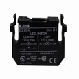 Eaton E22DLT120G E22 pushbutton light unit, 22.5 mm, Non-metallic Heavy-Duty, 120 Vac, LED, full voltage, Green lens, Bayonet base