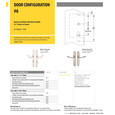 Emtek Emtek 1675 Multi Point Lock Trim (Door Config #6) - Brass Plates, Concord Style (1.5" x 11"), Dummy Pair EMTEK-1675