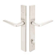 Emtek Emtek 16A3 Multi Point Lock Trim (Door Config #6) - Stainless Steel Plates, Modern Style (1.5" x 11"), Non-Keyed American Style Thumbturn Inside EMTEK-16A3-SS