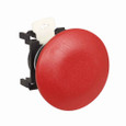 Eaton E22JPLB2B E22 pushbutton, E22 Pushbutton, 22.5 mm, Non-Metallic Heavy-Duty, 50 mm, NEMA 3, 3R, 4, 4X, 12, 13, Non-illuminated, Maintained, two-position push-pull, Red actuator, Jumbo mushroom , Plastic, No light unit, 1NC, Black bezel