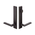 Emtek Emtek 1763 Multi Point Lock Trim (Door Config #7) - Sandcast Bronze Plates, Rectangular Style (2" x 10"), Non-Keyed American Style Thumbturn Inside EMTEK-1763