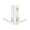 Emtek Emtek 17B6 Multi Point Lock Trim (Door Config #7) - Stainless Steel Plates, Modern Style (2" x 10"), Non-Keyed American Style Thumbturn Inside, Fixed Handles EMTEK-17B6-SS