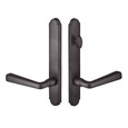 Emtek Emtek 1813 Multi Point Lock Trim (Door Config #8) - Sandcast Bronze Plates, Arched Style (1.5" x 11"), Non-Keyed American Style Thumbturn Inside EMTEK-1813