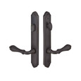 Emtek Emtek 1831 Multi Point Lock Trim (Door Config #8) - Lost Wax Cast Bronze Plates, Tuscany Style (1.5" x 11-1/8"), Keyed with American Cylinder Hub ABOVE Handle EMTEK-1831