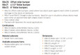 Ives RB472 Straight Roller Bumper product specification sheet showing certifications, dimensions, and material details