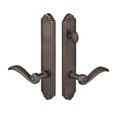 Emtek Emtek 1843 Multi Point Lock Trim (Door Config #8) - Lost Wax Cast Bronze Plates, Tuscany Style (2" x 10.5"), Non-Keyed American Style Thumbturn Inside EMTEK-1843