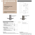 Emtek Emtek 1861 Multi Point Lock Trim (Door Config #8) - Sandcast Bronze Plates, Rectangular Style (2" x 10"), Keyed with American Cylinder Hub ABOVE Handle EMTEK-1861