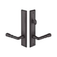 Emtek Emtek 1863 Multi Point Lock Trim (Door Config #8) - Sandcast Bronze Plates, Rectangular Style (2" x 10"), Non-Keyed American Style Thumbturn Inside EMTEK-1863