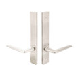 Emtek Emtek 18A4 Multi Point Lock Trim (Door Config #8) - Stainless Steel Plates, Modern Style (1.5" x 11"), Non-Keyed Fixed Handle Outside, Operating Handle Inside (for Semi-Active Door) EMTEK-18A4-SS