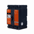 Eaton E2F015EMU14 E2 mining complete molded case circuit breaker, F-frame, E2F, Complete breaker, Non-interchangeable magnetic only trip, 45-150A trip rating, Three-pole, 15A, 600 Vac, 250 Vdc, Line and load, Mining, 110-127 Vac rear with left pigtai