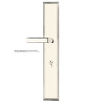 Emtek Emtek 1L1M53 Multi Point Lock Trim (Large Multi Point Entry Set) - Brass Plates, Melrose Style (2.9" x 17.5"), Non-Keyed American Style Thumbturn Inside EMTEK-1L1M53
