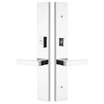 Emtek Emtek 1L1R23 Multi Point Lock Trim (Large Multi Point Entry Set) - Brass Plates, Modern Rectangular Style (2.5" x 17.5"), Non-Keyed American Style Thumbturn Inside EMTEK-1L1R23